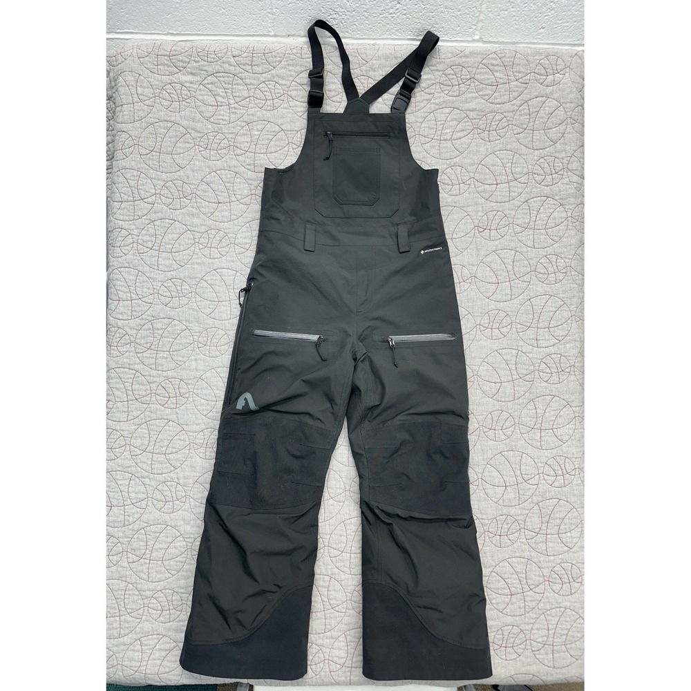 Flylow Baker Jr Snow Bibs Black Primaloft Insulated / Kids 10